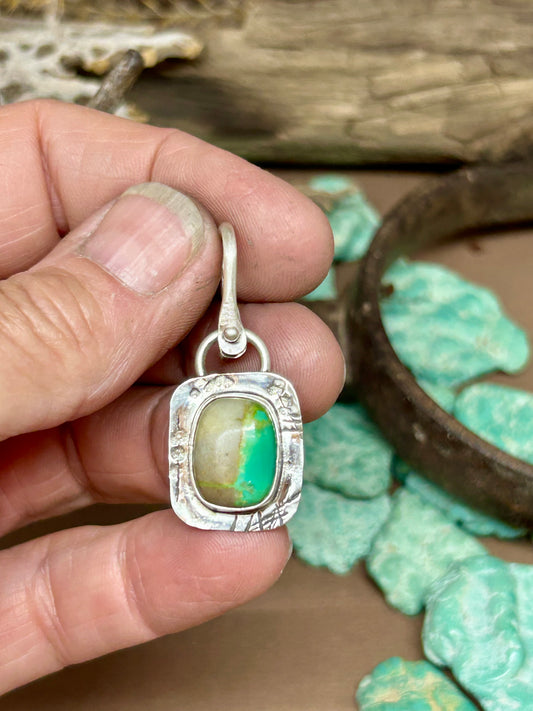 Reserved for Gina Tuff Gurlz Pendant 12 Royston Turquoise Sterling Silver