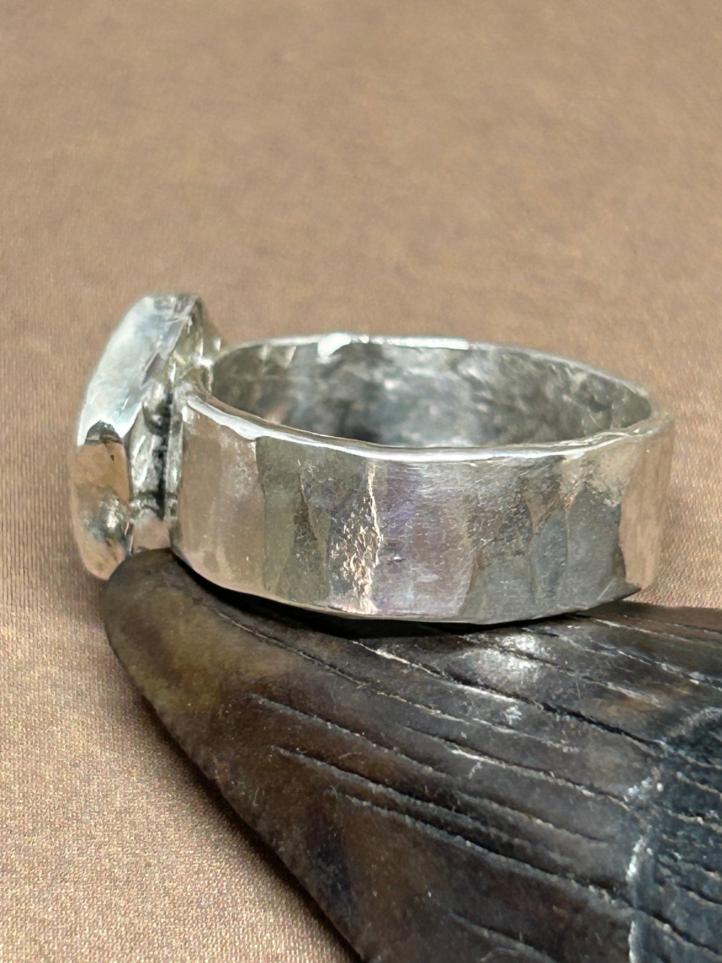 Sea Star Fossil Ring Size 6