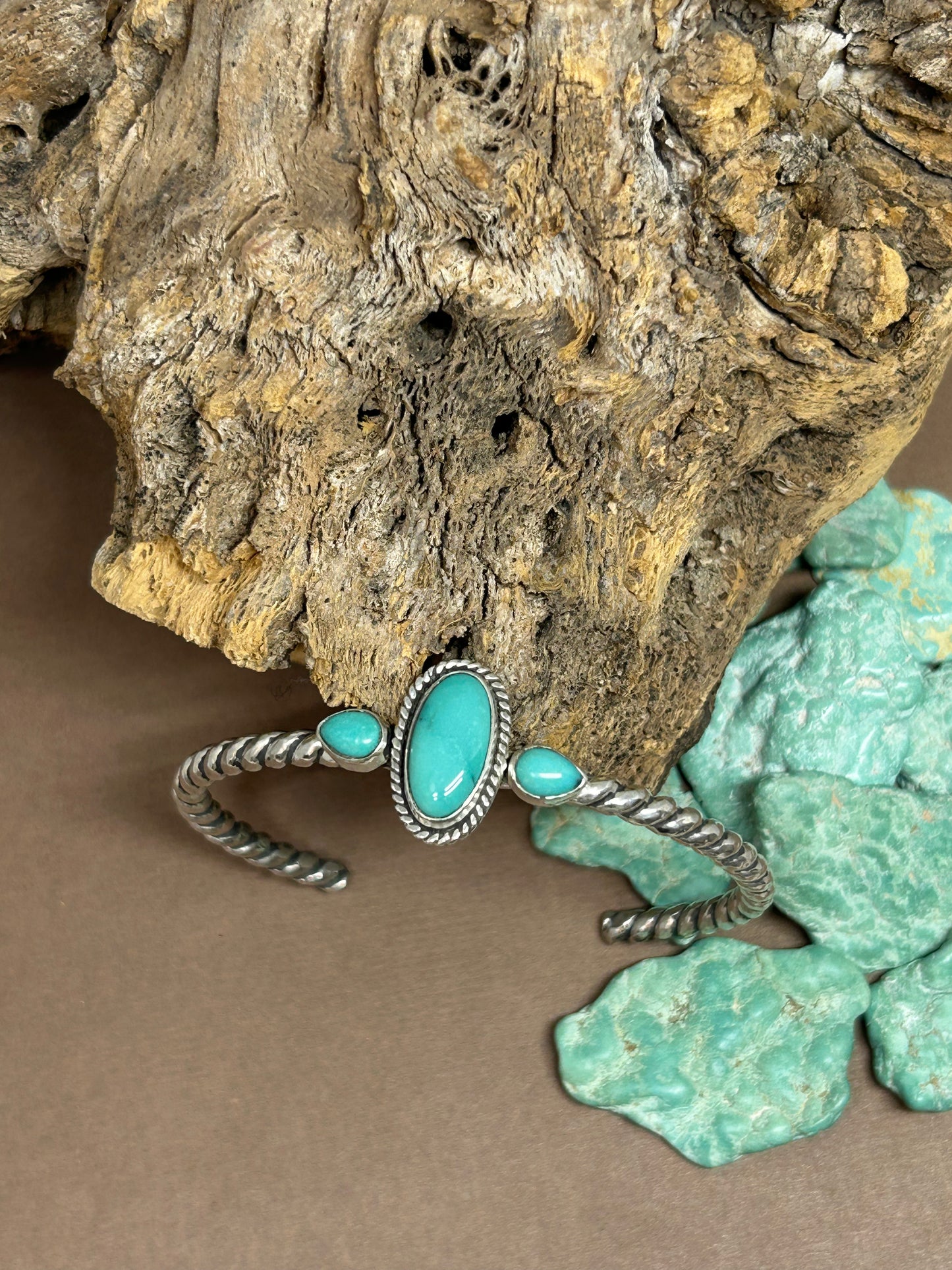 McGinnis Turquoise Sterling Silver Cuff Bracelet