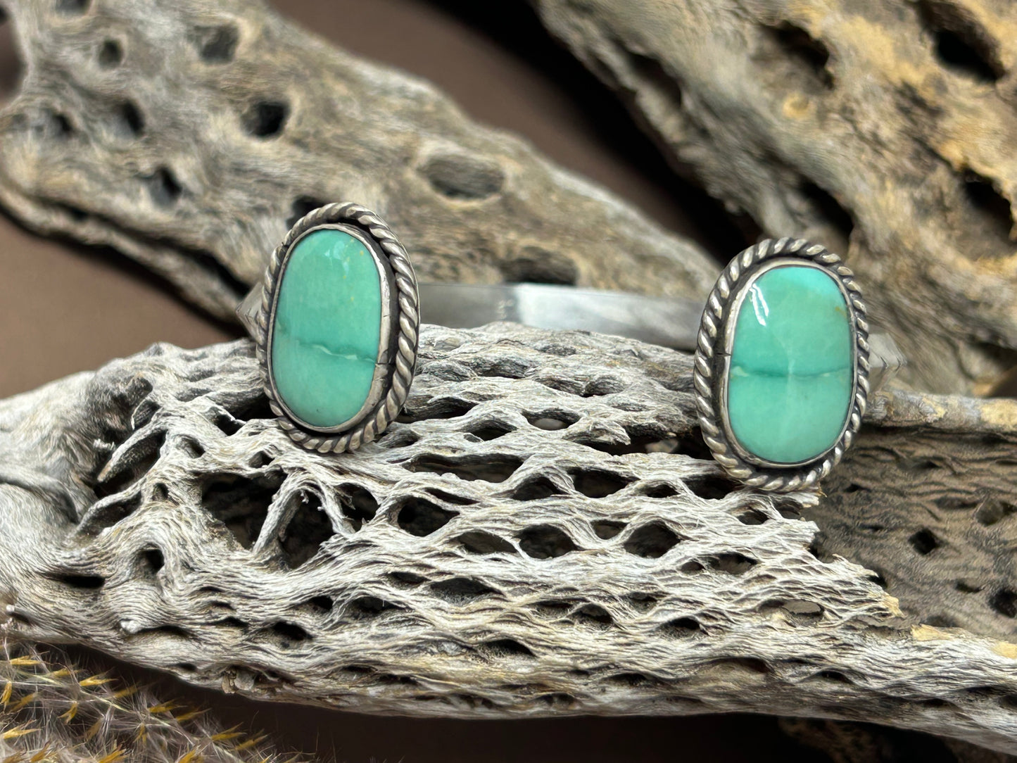 Sterling Silver Cuff Bracelet Elisa Turquoise