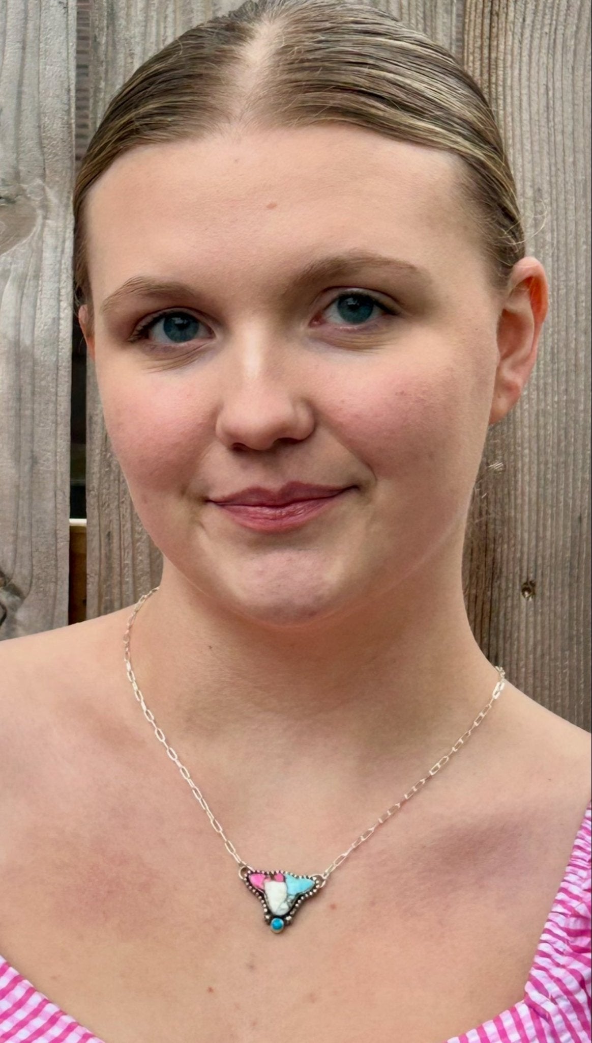 Cow Head Necklace Cotten Candy - Taylor Made Silver