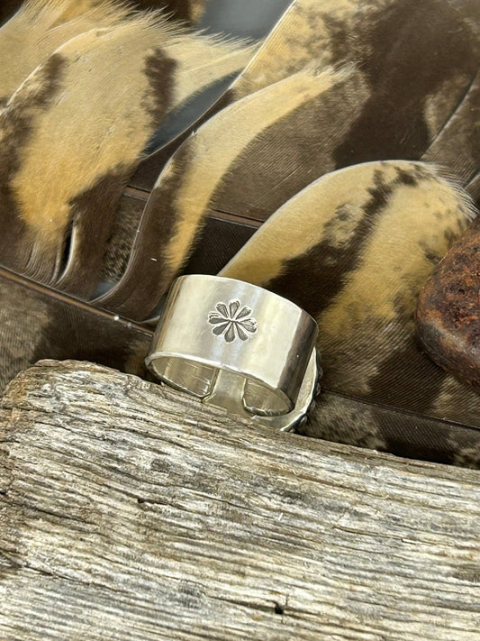 Golden Hills Sterling Silver Turquoise Ring Size 8 - Taylor Made Silver