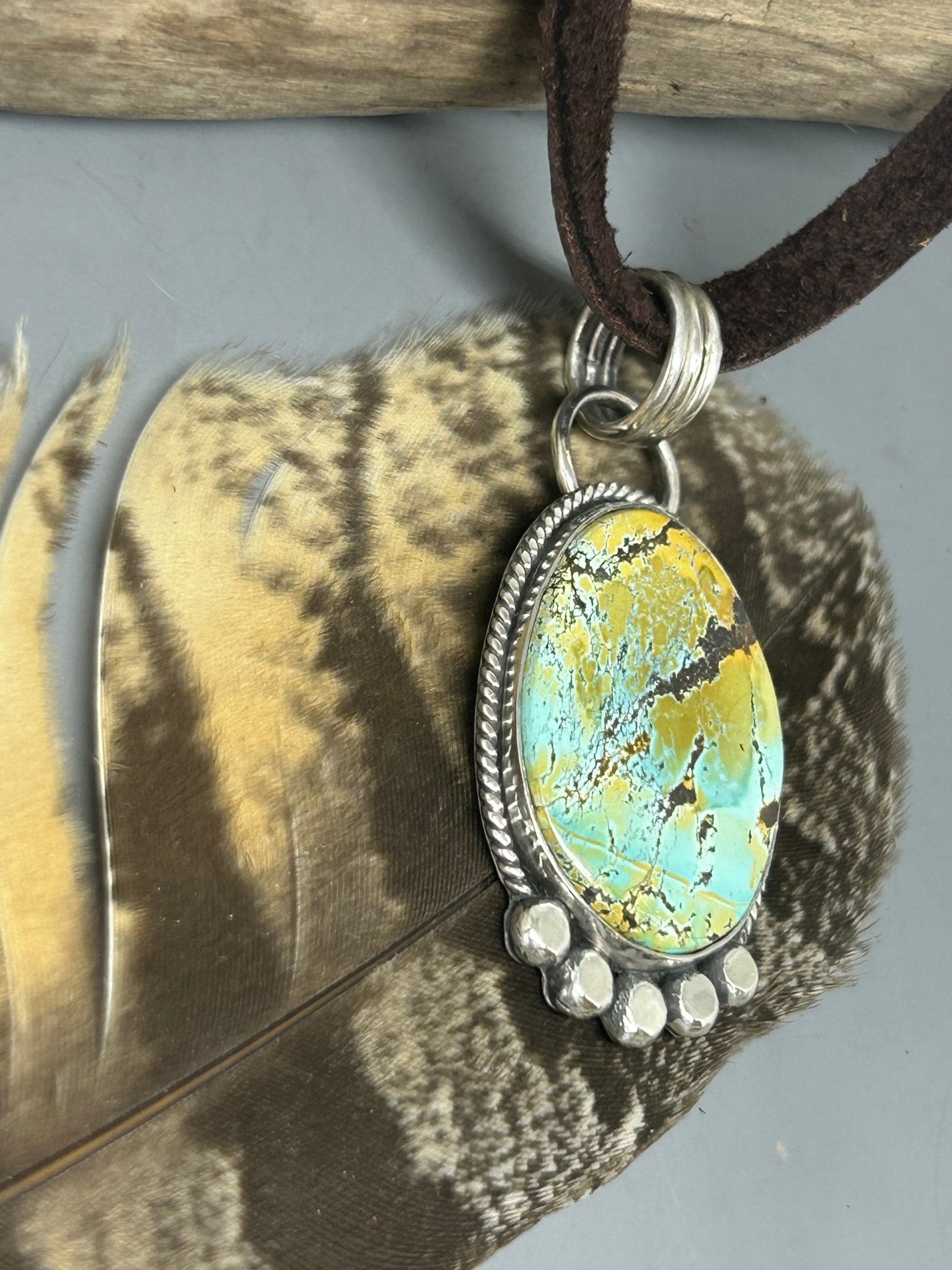 Polychrome Turquoise Sterling Silver Necklace - Taylor Made Silver