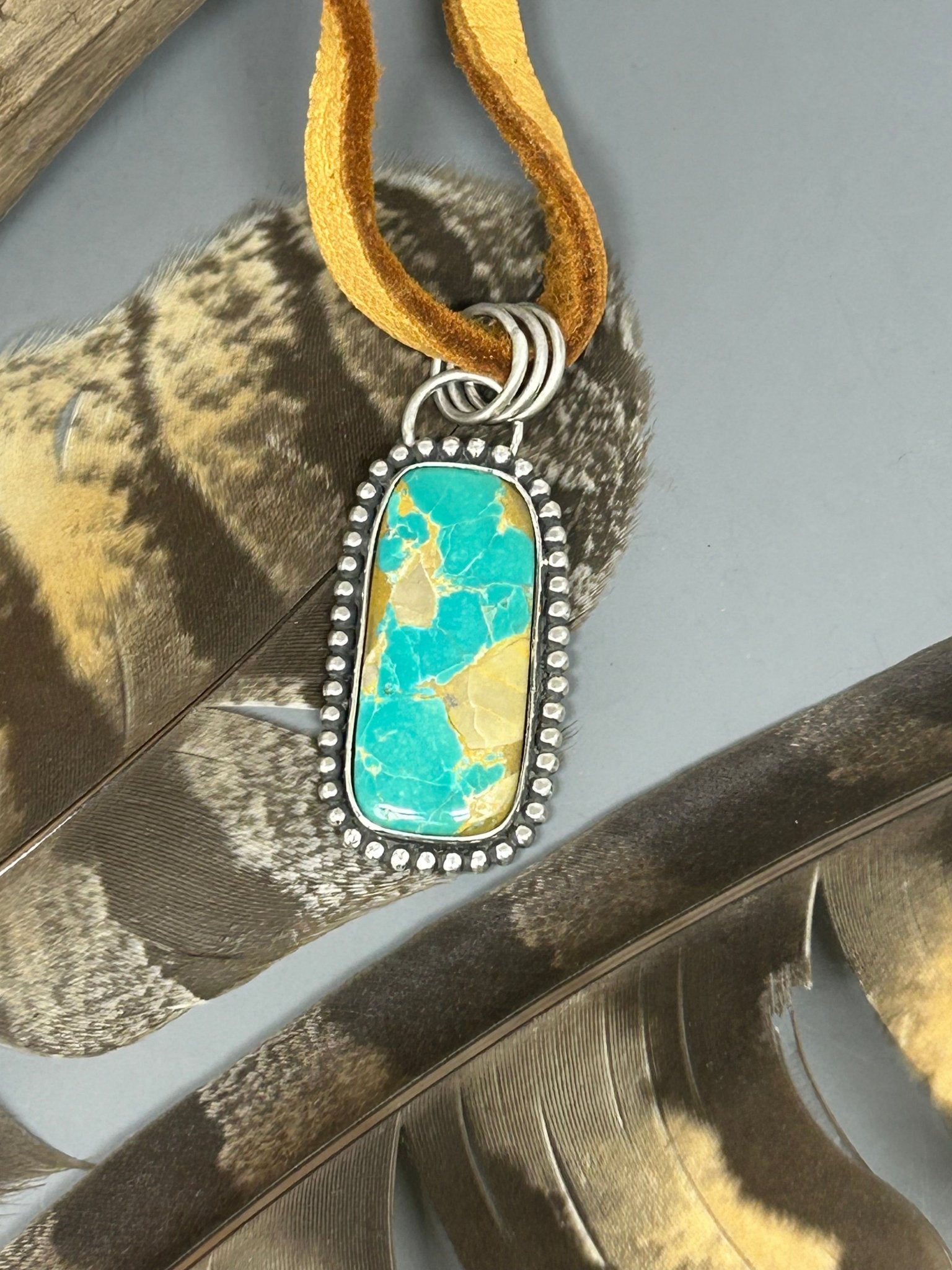 Royston Turquoise Sterling Silver Necklace - Taylor Made Silver