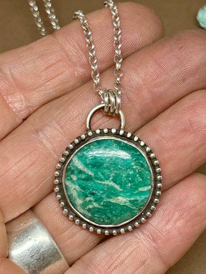 Amazonite Necklace Made By Bryson