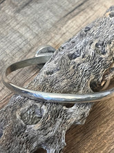 Load image into Gallery viewer, Hematite Sterling Silver Reverse Cuff Bracelet
