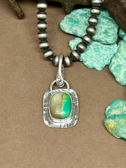 Reserved for Gina Tuff Gurlz Pendant 12 Royston Turquoise Sterling Silver