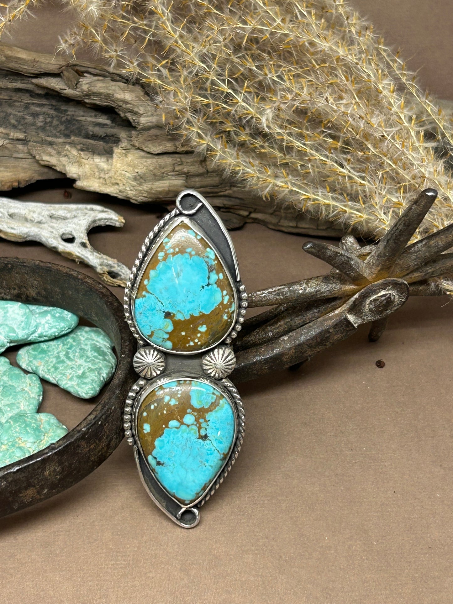 Southwestern Turquoise Statement Ring