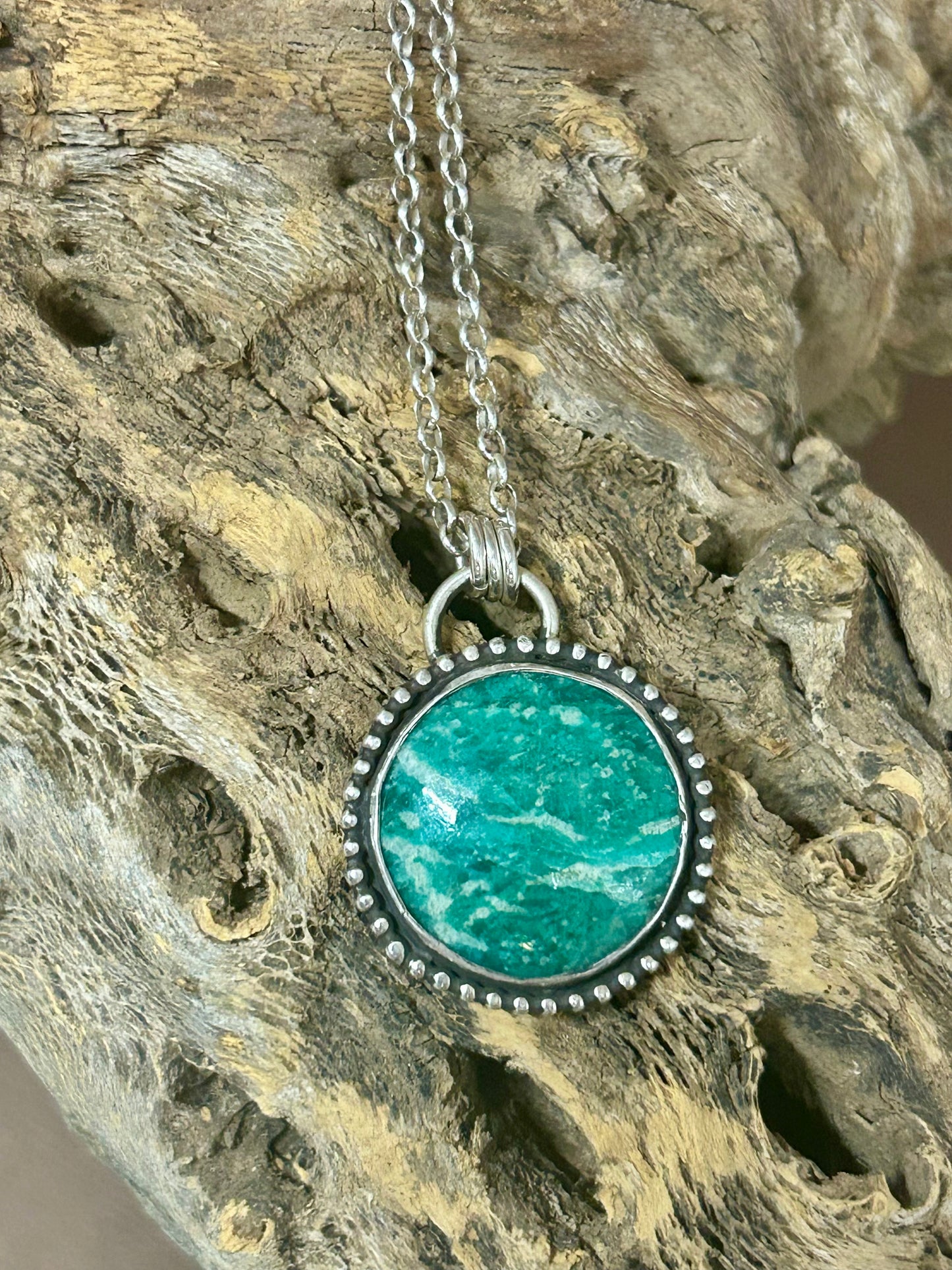 Amazonite Necklace Made By Bryson