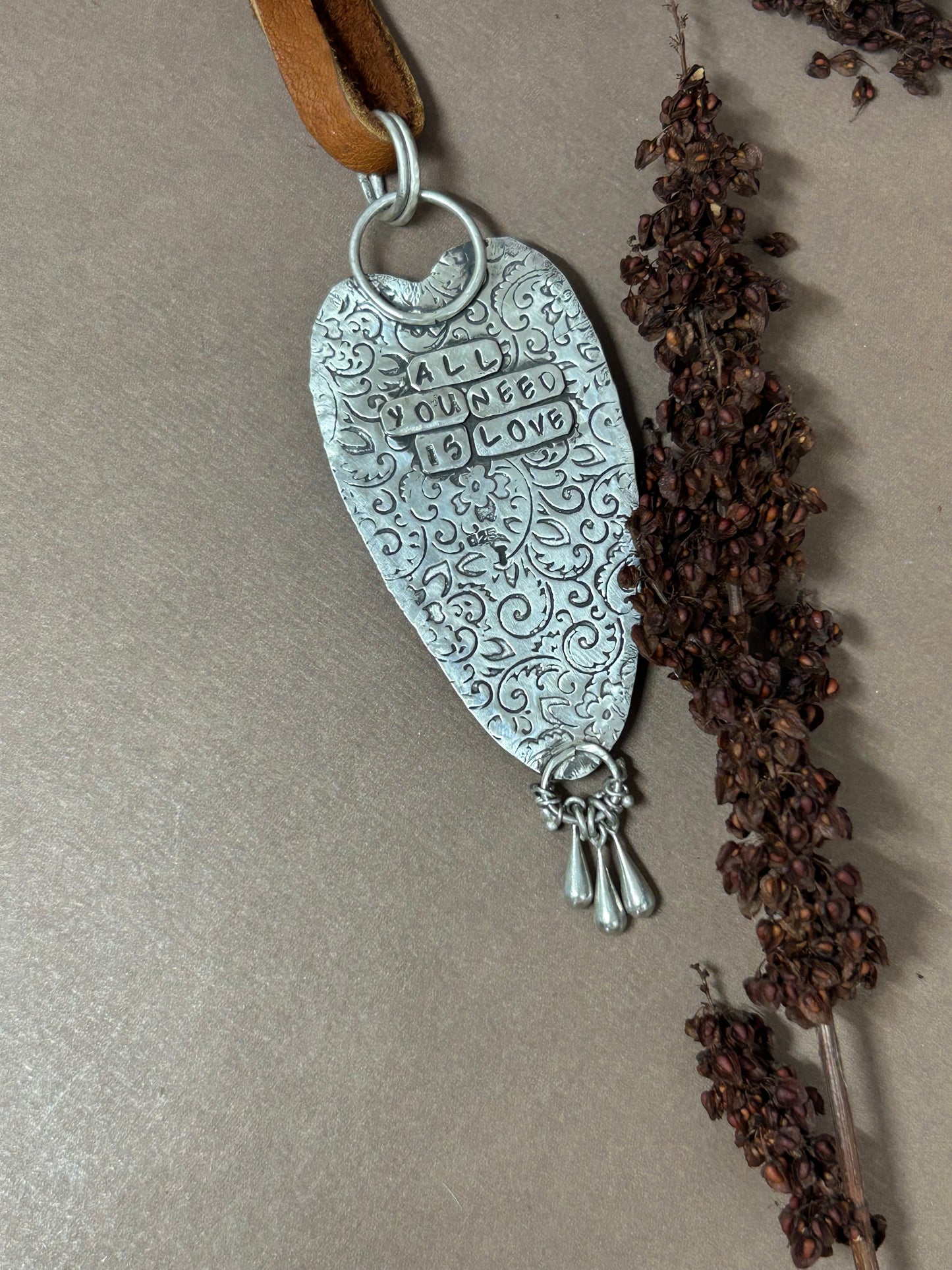 All You Need Is Love Turquoise Heart Necklace