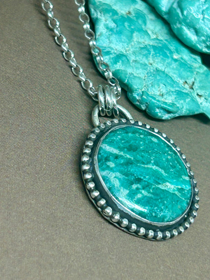 Amazonite Necklace Made By Bryson