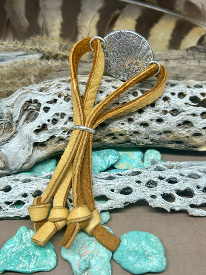 Royston Turquoise Leather Slide Bracelet