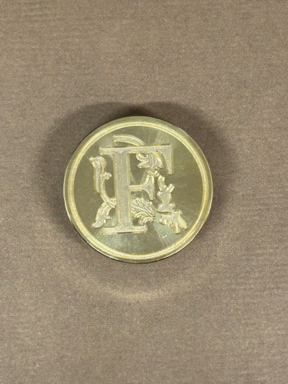 Initial Wax Seal Charm Necklaces