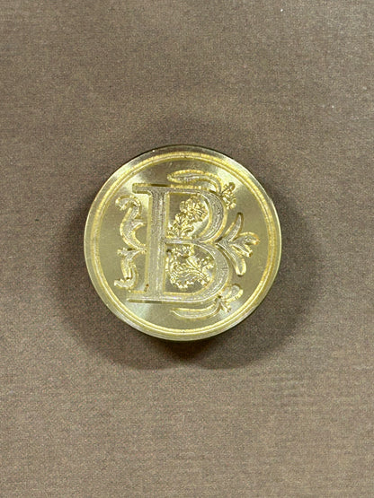 Initial Wax Seal Charm Necklaces