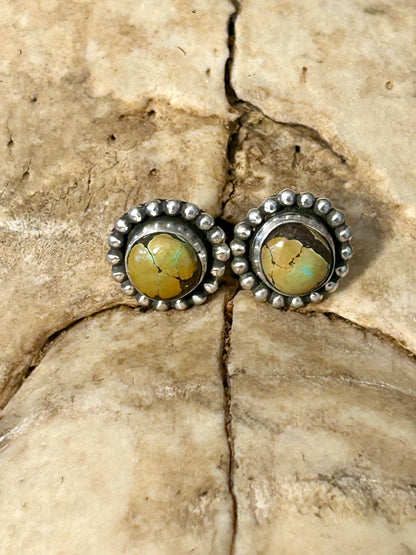 Polychrome Turquoise Southwestern Stud Earrings
