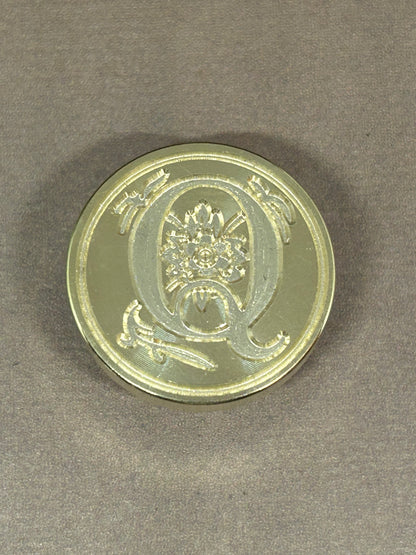 Initial Wax Seal Charm Necklaces