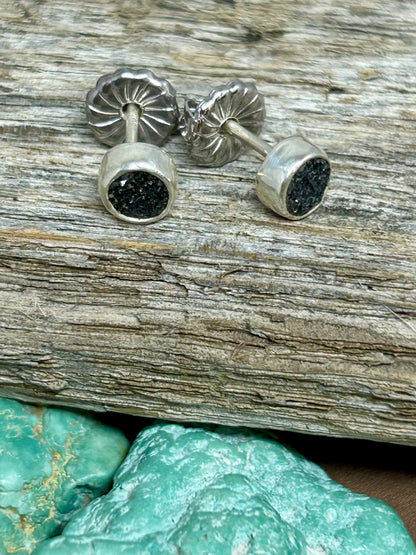 Druzy Crystal Stud Earrings