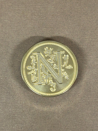 Initial Wax Seal Charm Necklaces