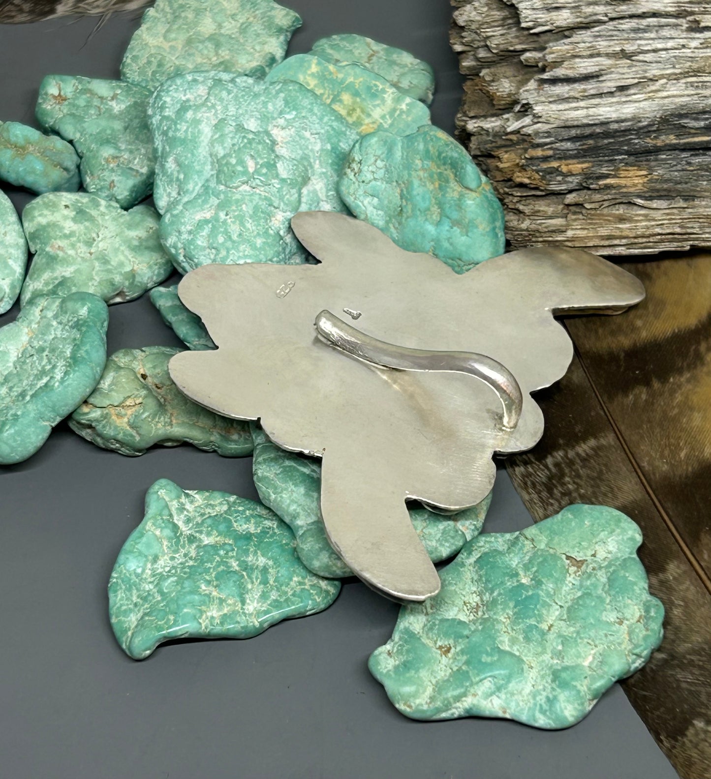 Longhorn Pendant Kingman Turquoise