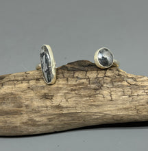 Load image into Gallery viewer, Hematite Sterling Silver Reverse Cuff Bracelet
