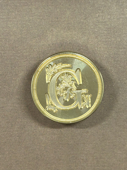 Initial Wax Seal Charm Necklaces