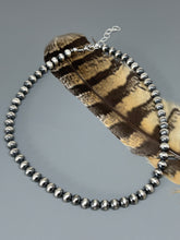 Load image into Gallery viewer, The Wichita                                18 Inch Sterling Silver Bead Necklace
