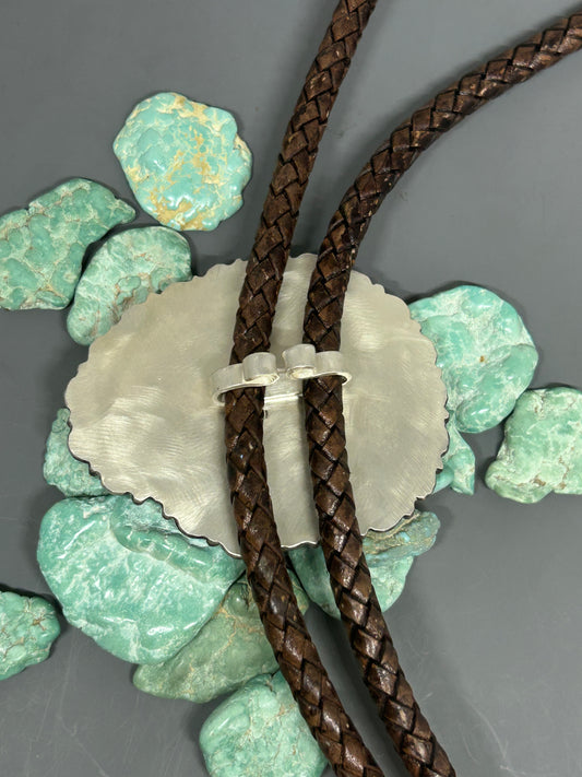 Bolo Tie Turquoise Bear