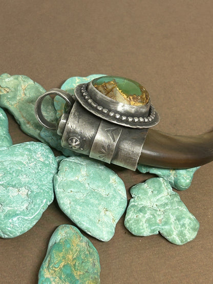 Bear Claw Pendant Royston Turquoise