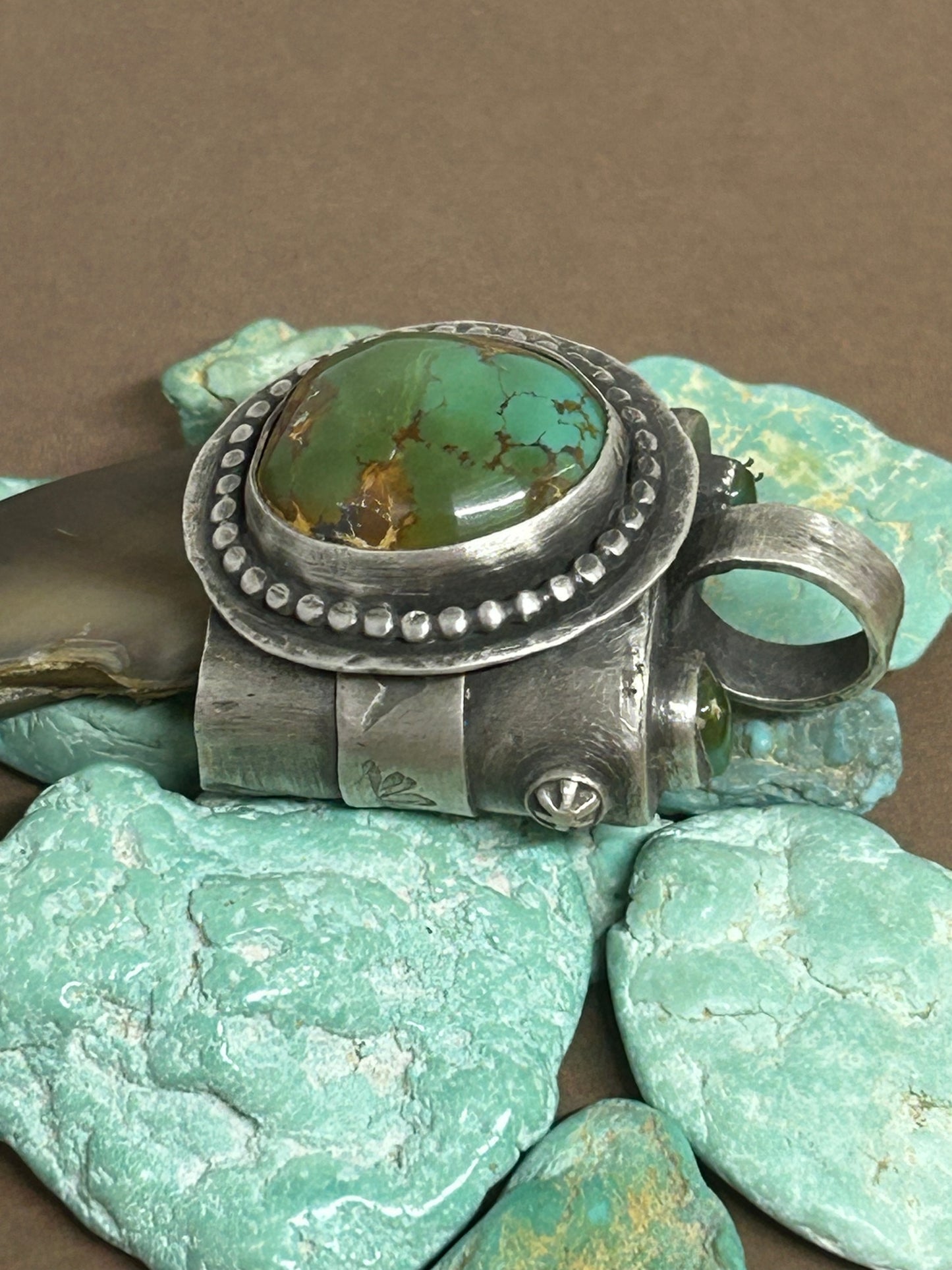 Bear Claw Pendant Royston Turquoise