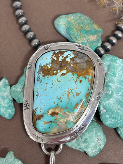Tuff Gurlz Pendant 2 Royston Turquoise Sterling Silver