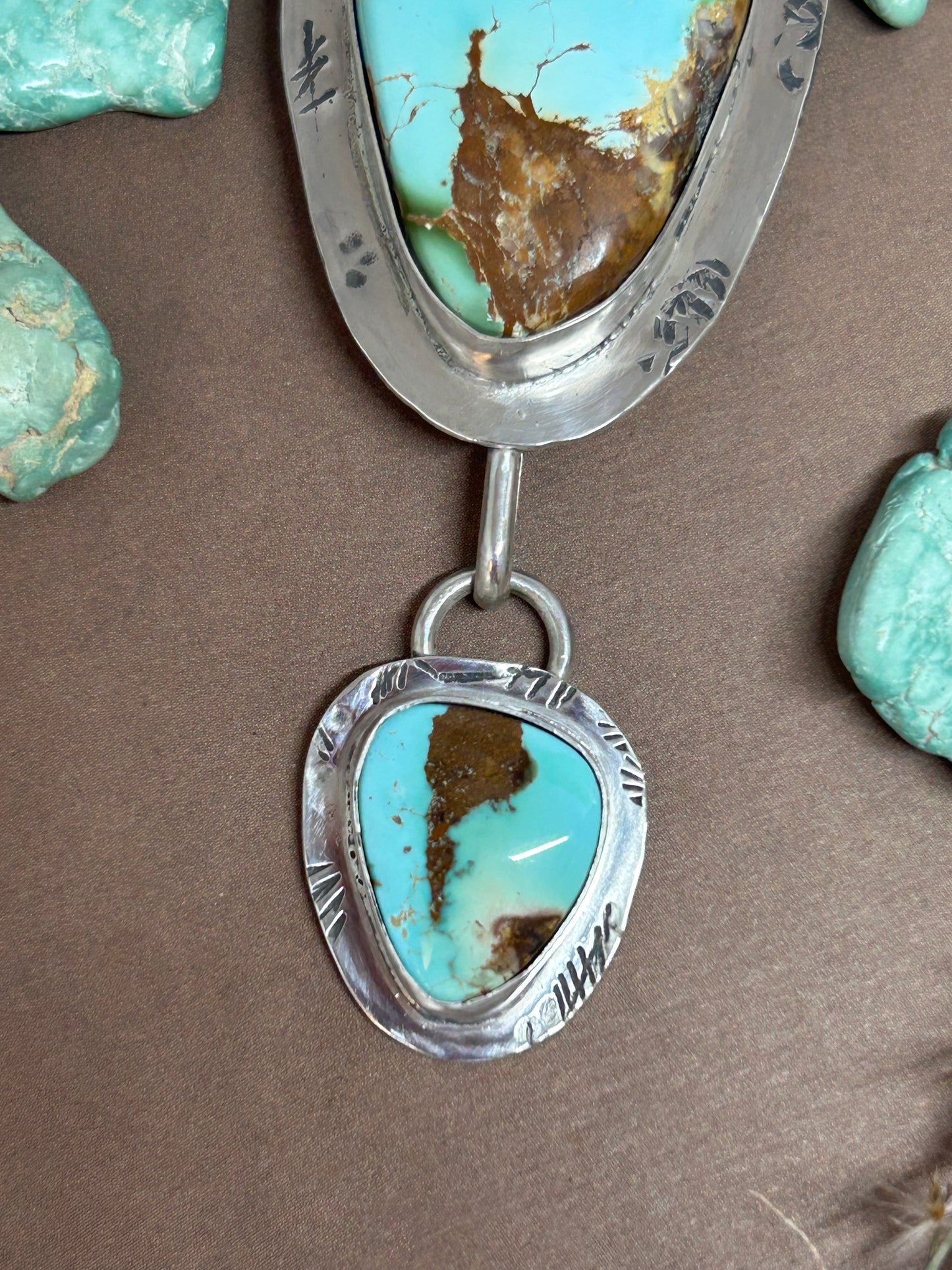 Tuff Gurlz Pendant 2 Royston Turquoise Sterling Silver