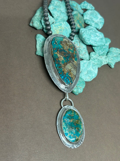 Tuff Gurlz Pendant 3 Royston Turquoise Sterling Silver