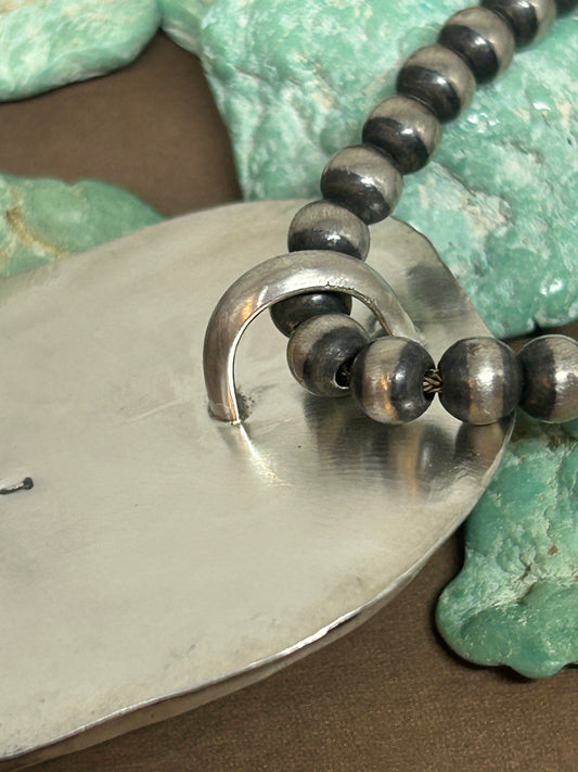 Tuff Gurlz Royston Turquoise Pendant 5 Sterling Silver