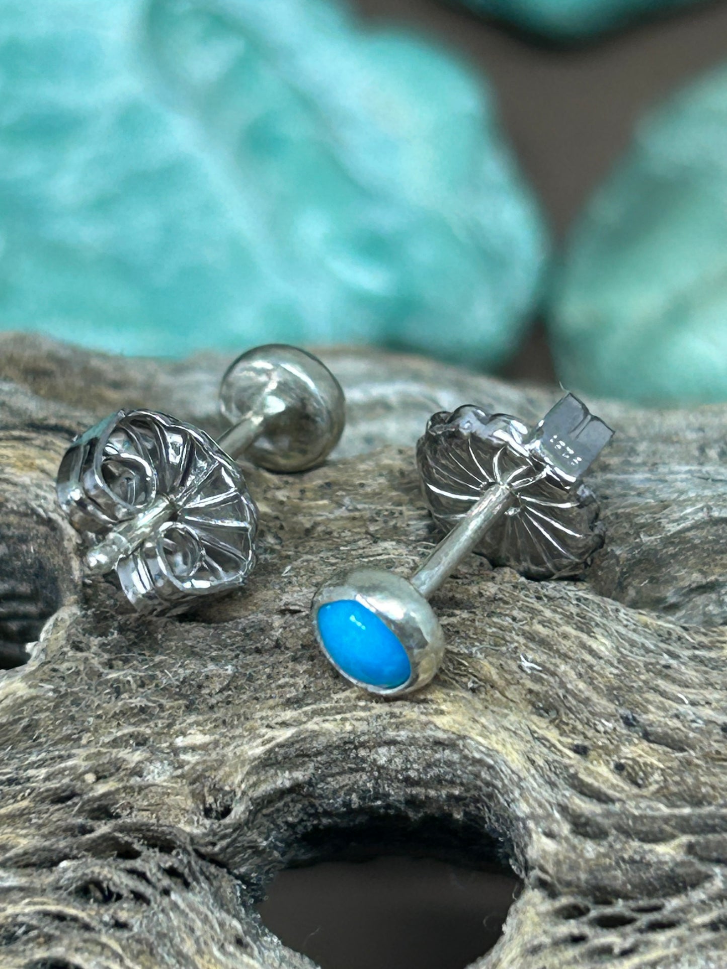 Minimalist Turquoise Earrings