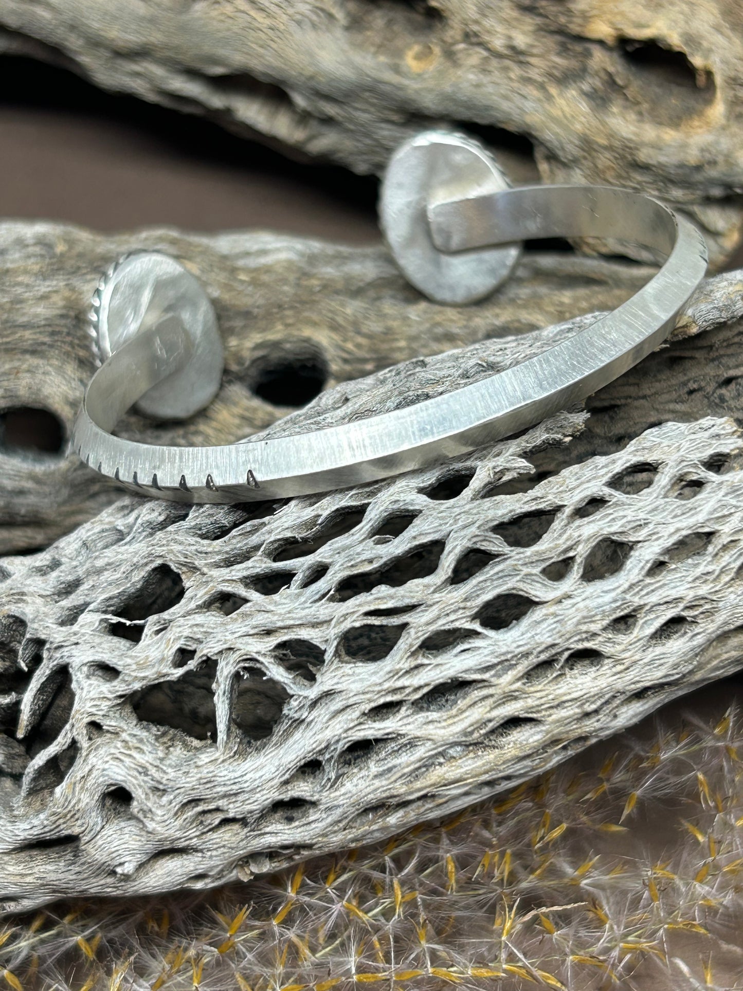 Sterling Silver Kingman Turquoise Cuff Bracelet