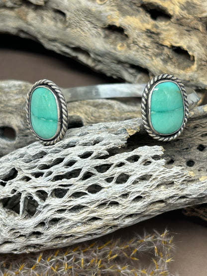 Sterling Silver Cuff Bracelet Elisa Turquoise