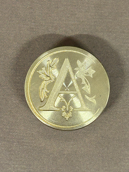 Initial Wax Seal Charm Necklaces