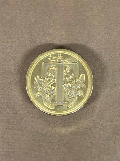 Initial Wax Seal Charm Necklaces