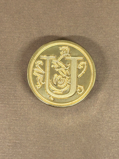 Initial Wax Seal Charm Necklaces