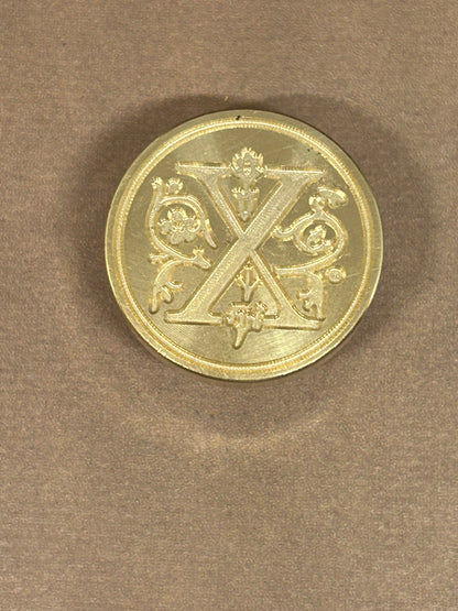 Initial Wax Seal Charm Necklaces