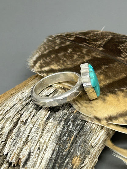 Cow Head Ring Kingman Turquoise