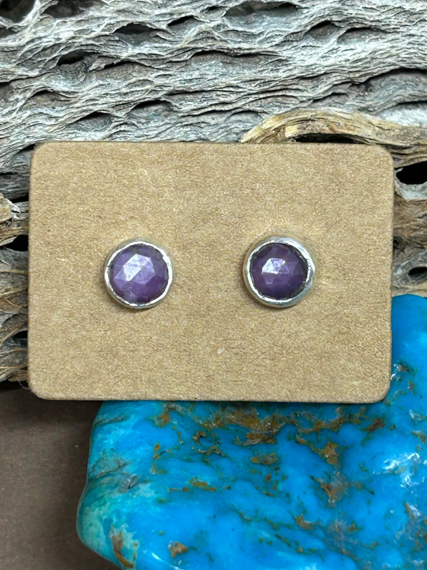 Bryson’s Ruby Sterling Silver Earrings