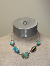 Load image into Gallery viewer, Statement Turquoise Necklace Tuff Gurlz
