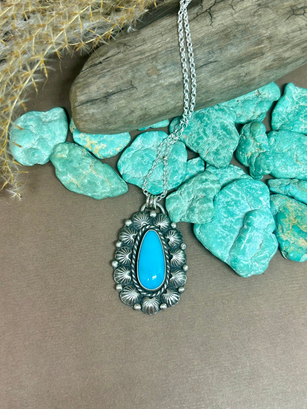 Armenian Turquoise Amulet of Protection, Transformation and Strength - Taylor Made Silver