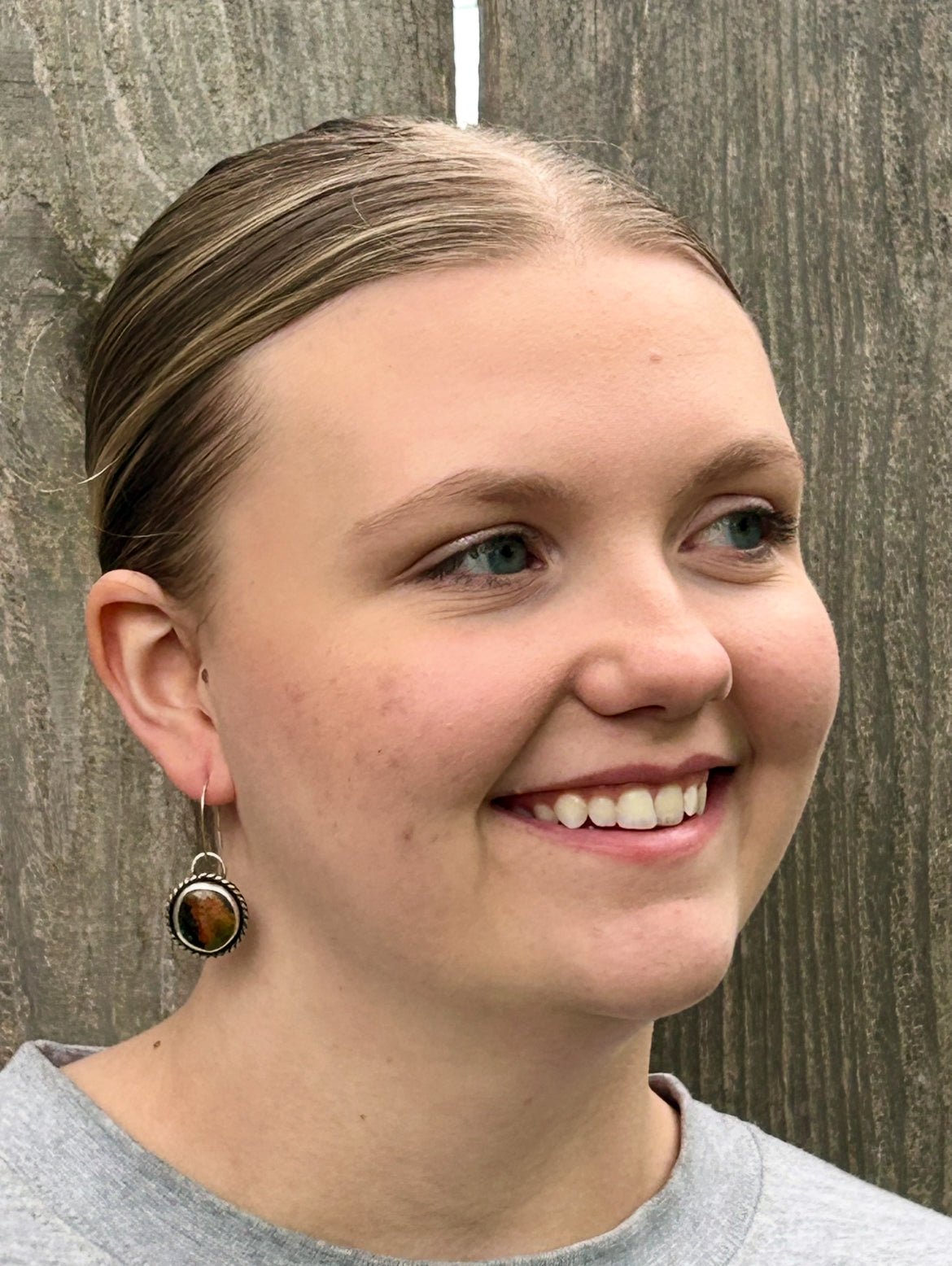 Blackjack Turquoise Sterling Silver Dangle Earrings - Taylor Made Silver