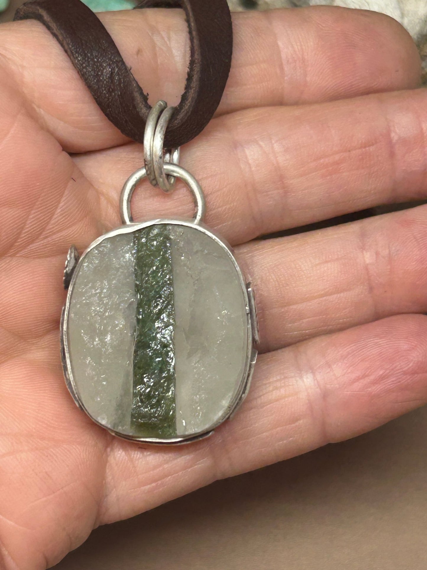 Bloom Where You Are Tourmaline Necklace - Taylor Made Silver