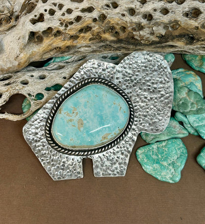 Buffalo Turquoise Pendant - Taylor Made Silver