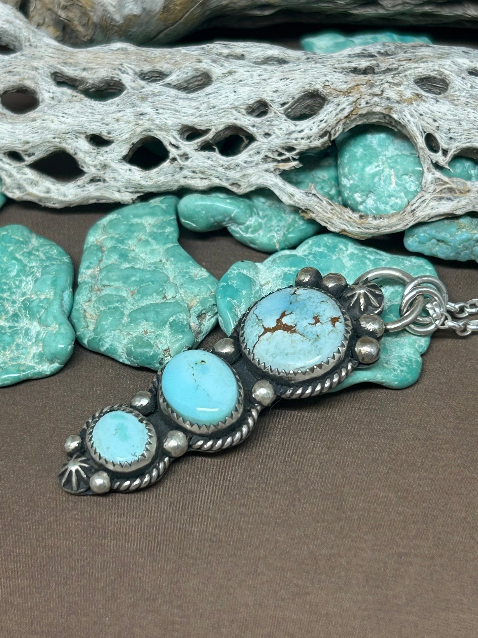 Golden Hills Trio Necklace - Taylor Made Silver