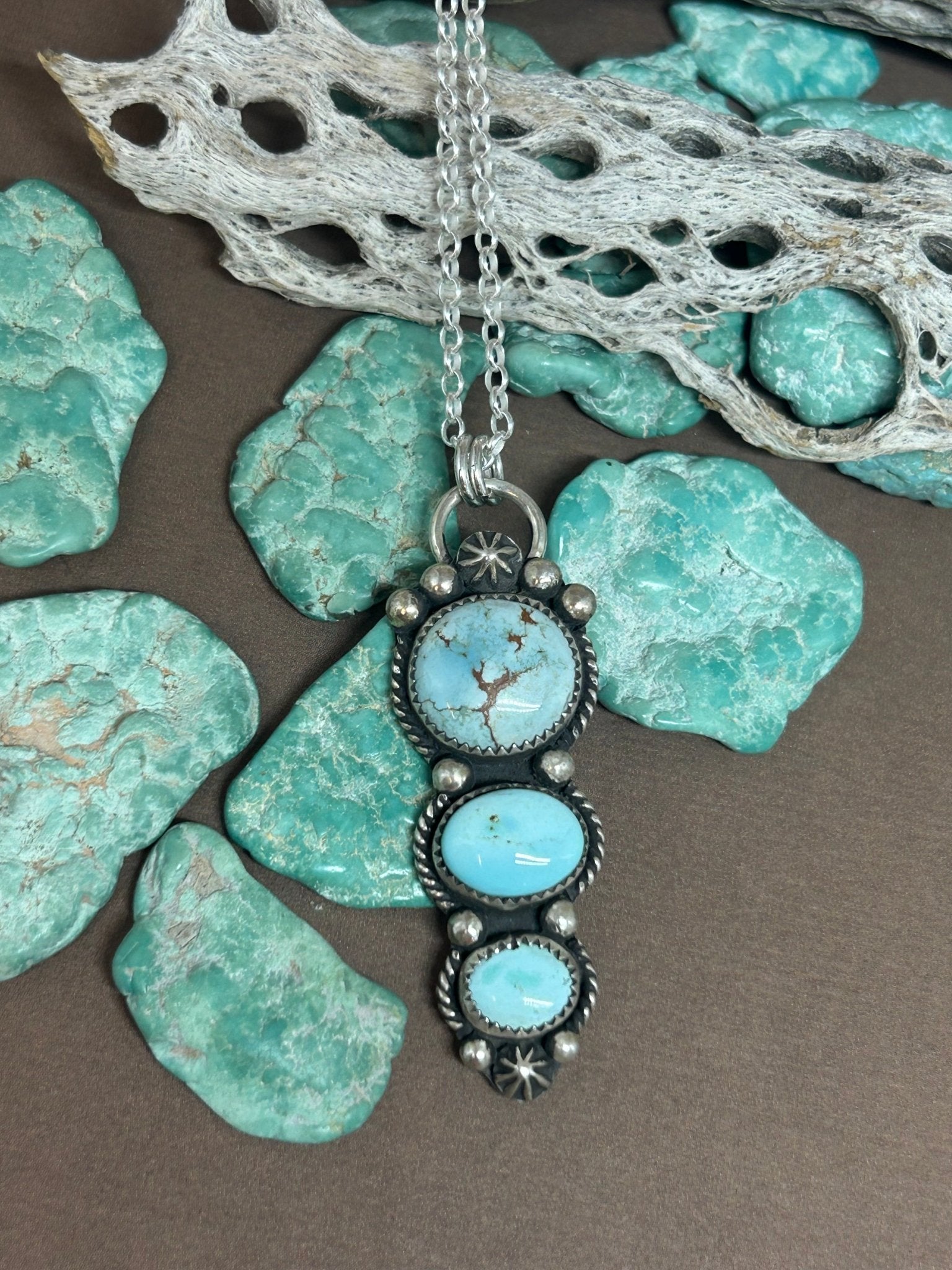 Golden Hills Trio Necklace - Taylor Made Silver