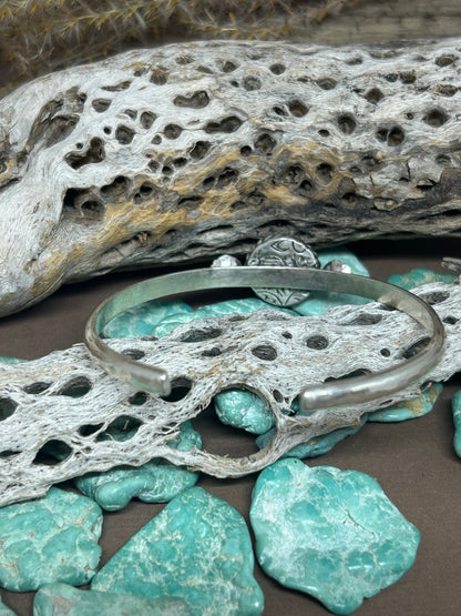 Golden Hills Turquoise Sterling Silver Cuff Bracelet - Taylor Made Silver